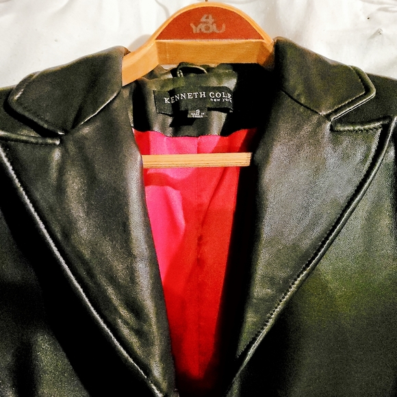 Kenneth Cole leather 3 quarter jacket - Picture 3 of 3